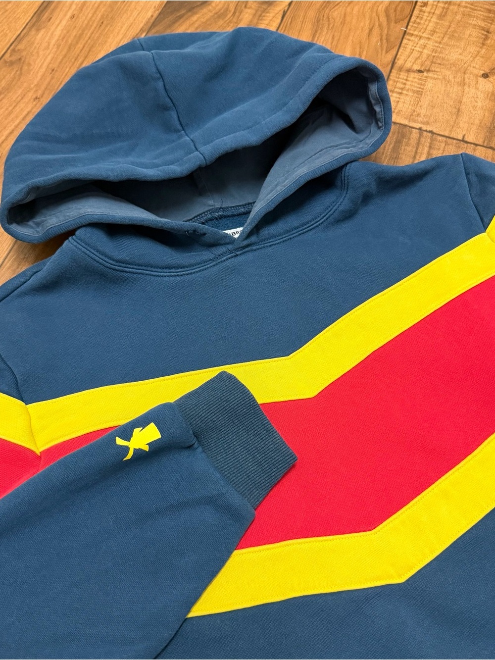 Dutch Bros Coffee Hoodie Sweater Pullover Chevron Colorblock Adult XL